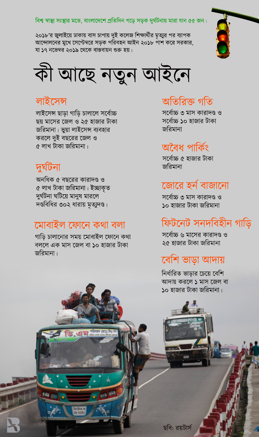 সড়ক পরিবহন আইন ২০১৮।