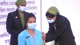 বাংলাদেশে করোনাভাইরাসের টিকাদান শুরু, সর্বপ্রথম নিলেন একজন নার্স