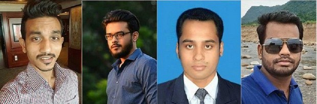 রাজধানীর বনানী থেকে নিখোঁজ চার তরুণ। রাজধানীর বনানী থেকে নিখোঁজ চার তরুণ।