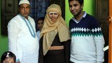 সিলেটের জালালাবাদের আউশা গ্রামে পরিবাররে সাথে ফিরে আসা খাদিজা।