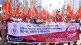 মে দিবসে ঢাকায় গার্মেন্টস শ্রমিকদের র‍্যালি।