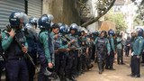 উত্তরার আশকোনায় জঙ্গি হামলার পর সতর্ক পুলিশ।