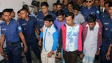 রায়ের পর কারাগারে নেওয়ার পথে কলেজছাত্রী রুপাকে চলন্ত বাসে ধর্ষণের পর হত্যার দায়ে দণ্ডপ্রাপ্ত আসামিরা।