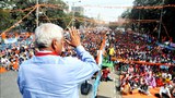 কলকাতায় উগ্র হিন্দুবাদী সংগঠন হিন্দু সংহতির সভা। 