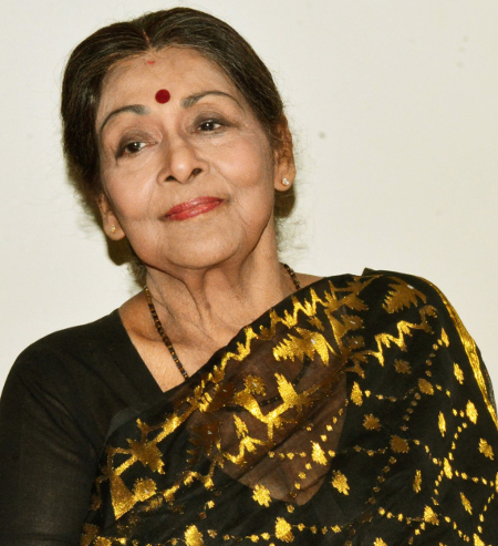 সুপ্রিয়া দেবী (১৯৩৫-২০১৮)। ২৩ ডিসেম্বর ২০১৭।