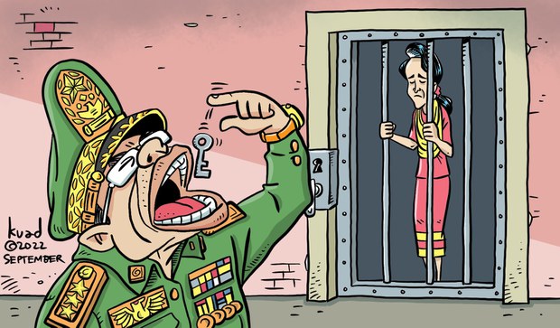 Aung San Suu Kyi under lock and key – again