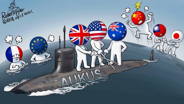 Awkward AUKUS Arrival
