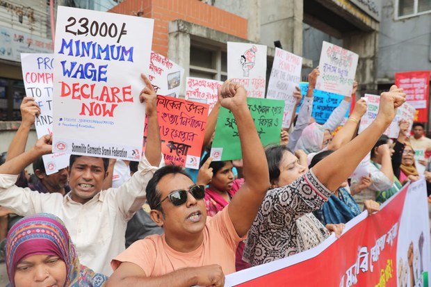 Bangladesh garment workers reject wage raise announced by govt Bangladesh garment workers reject wage raise announced by govt