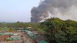 Rohingya settlement on Bangladesh-Myanmar border torched amid fighting between militant groups