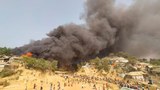 Huge Fire at Bangladesh Rohingya Camp Leaves Thousands Homeless