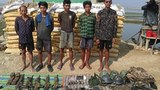 Myanmar border guards, soldiers and civilians flee to Bangladesh