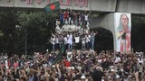 Photos: Thousands of Bangladeshis out on streets to celebrate Sheikh Hasina’s departure
