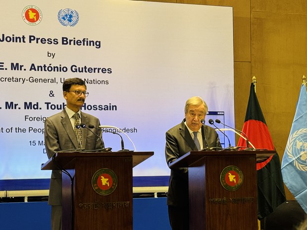 UN chief: Discussing humanitarian aid corridor from Bangladesh to Myanmar UN chief: Discussing humanitarian aid corridor from Bangladesh to Myanmar