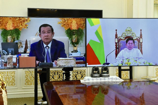 Cambodia’s Hun Sen Gives Up On Myanmar Cambodia’s Hun Sen Gives Up On Myanmar