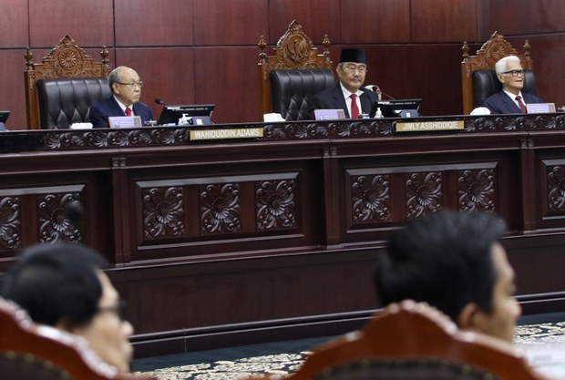 Indonesian court’s chief justice dismissed for ethical violation that benefited president's son Indonesian court’s chief justice dismissed for ethical violation that benefited president's son