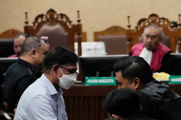 Former Indonesian information minister sentenced to 15 years for corruption Former Indonesian information minister sentenced to 15 years for corruption