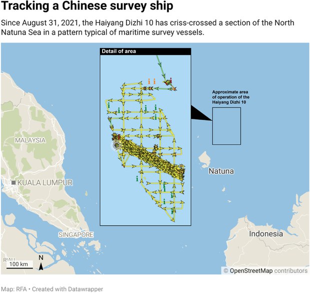 Chinese Survey Ship Lingering in Indonesia’s EEZ Poses Dilemma for Jakarta