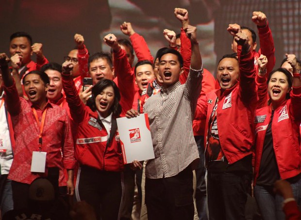 Analysts see Indonesian president’s influence in son being named small party’s leader Analysts see Indonesian president’s influence in son being named small party’s leader