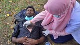 Boat with ‘dehydrated and exhausted’ Rohingya refugees lands in Aceh