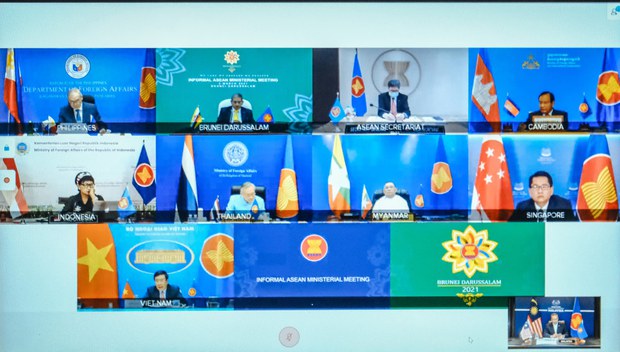 ASEAN Foreign Ministers Call for End to Violence in Myanmar ASEAN Foreign Ministers Call for End to Violence in Myanmar