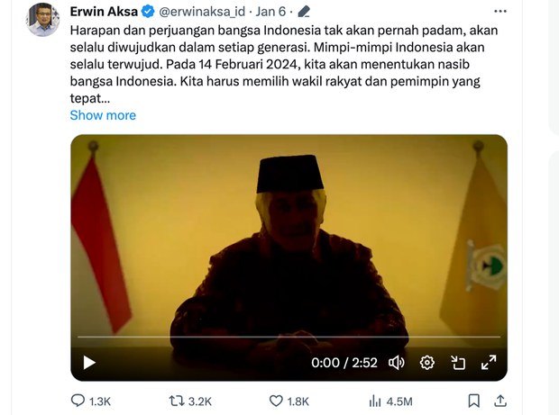 Fake Suharto video fuels debate on AI use in Indonesian election campaign Fake Suharto video fuels debate on AI use in Indonesian election campaign