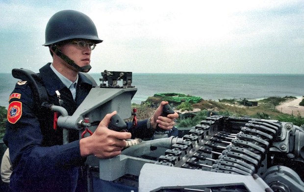 Chinese Drones Fly near Taiwan-held Island in South China Sea Chinese Drones Fly near Taiwan-held Island in South China Sea