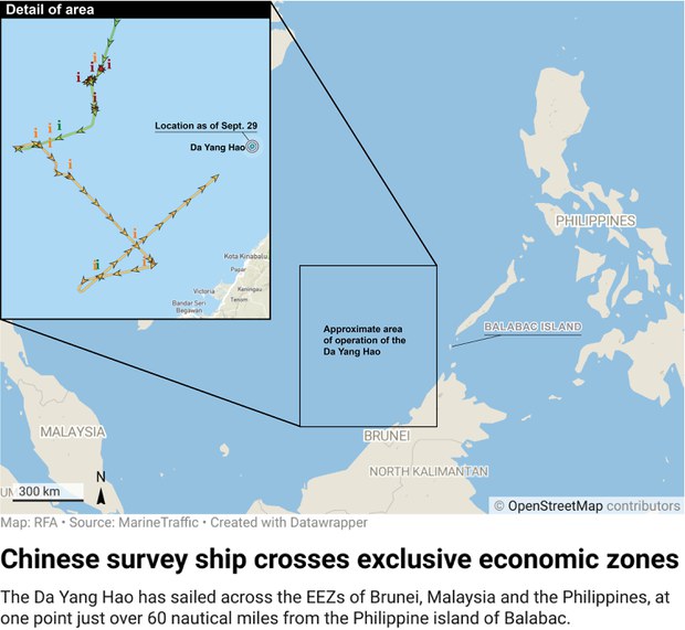 Malaysia Summons China’s Envoy to Protest Ships in its EEZ