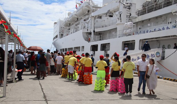 Chinese navy’s floating hospital visits Solomon Islands as part of soft-power mission Chinese navy’s floating hospital visits Solomon Islands as part of soft-power mission