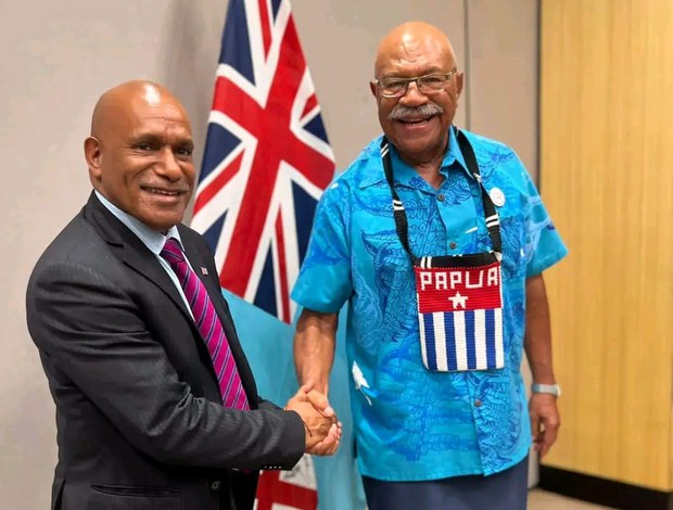 Indonesia protests Fiji PM’s meeting with Papua independence figure Indonesia protests Fiji PM’s meeting with Papua independence figure