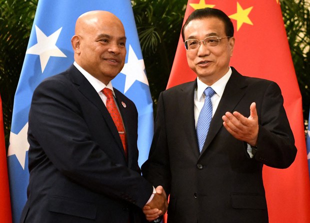 Micronesia’s outgoing president calls to cut ties with China, recognize Taiwan Micronesia’s outgoing president calls to cut ties with China, recognize Taiwan