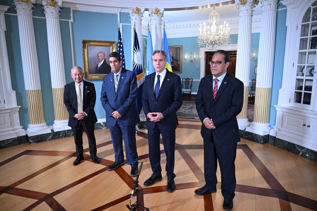 Micronesian leaders warn ‘competitive political actors’ exploiting delays in US funding Micronesian leaders warn ‘competitive political actors’ exploiting delays in US funding