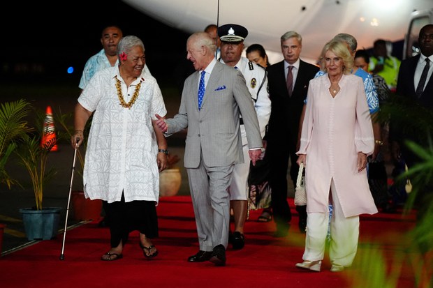 Photos: Samoa welcomes first British king to visit Pacific islands Photos: Samoa welcomes first British king to visit Pacific islands