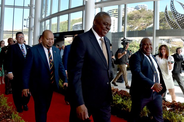 Lloyd Austin: US not seeking permanent military base in Papua New Guinea Lloyd Austin: US not seeking permanent military base in Papua New Guinea