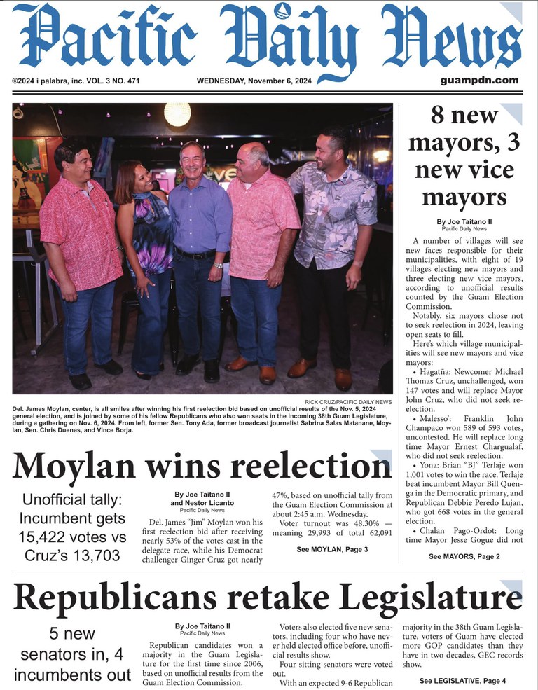 20241106 Pacific Daily News front page.jpg 20241106 Pacific Daily News front page.jpg