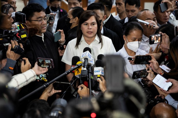 Philippine agency recommends charges against VP Duterte over Marcos ‘threat’ Philippine agency recommends charges against VP Duterte over Marcos ‘threat’