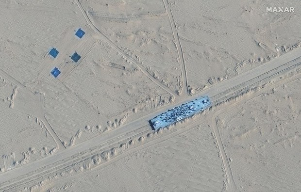 Aircraft Carrier Target in Desert is China’s Deterrence Message to US, Analyst Says Aircraft Carrier Target in Desert is China’s Deterrence Message to US, Analyst Says