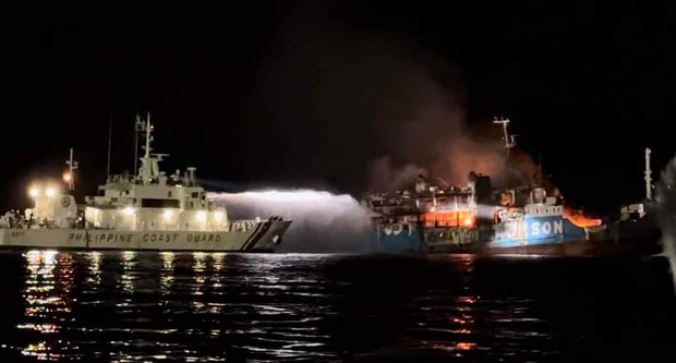 Many reported dead in southern Philippines ferry fire Many reported dead in southern Philippines ferry fire