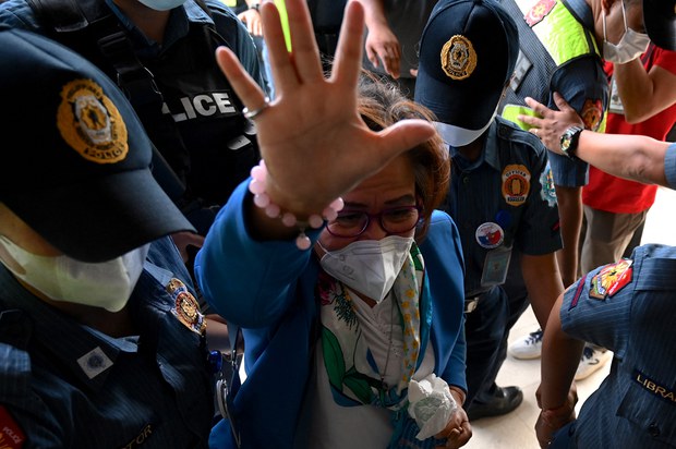 Former Philippine senator asks court to junk case against her Former Philippine senator asks court to junk case against her