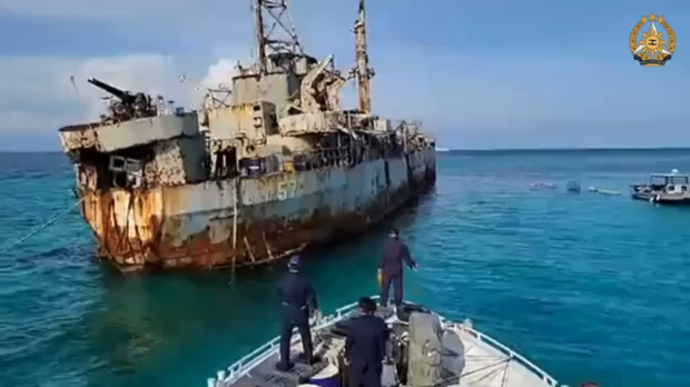 Military: Philippines delivers supplies to troops at disputed South China Sea shoal Military: Philippines delivers supplies to troops at disputed South China Sea shoal