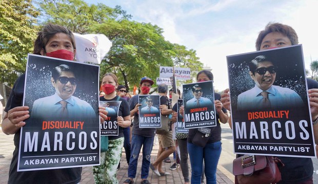 Philippine Activists Lodge Another Petition to Disqualify Marcos Jr. from 2022 Polls Philippine Activists Lodge Another Petition to Disqualify Marcos Jr. from 2022 Polls