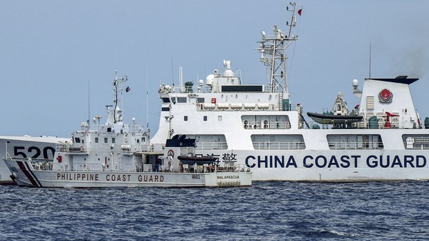Philippines reports near-collision with Chinese vessels in South China Sea Philippines reports near-collision with Chinese vessels in South China Sea