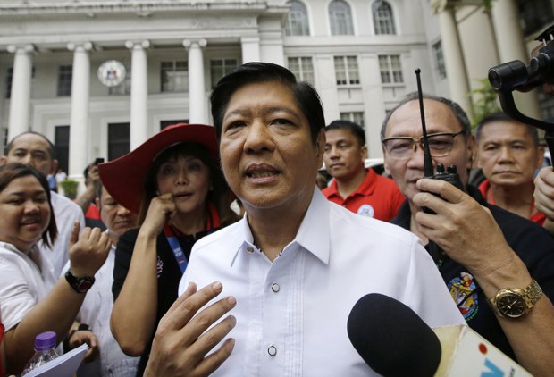 Marcos Jr. Announces Bid for Philippine Presidency Marcos Jr. Announces Bid for Philippine Presidency