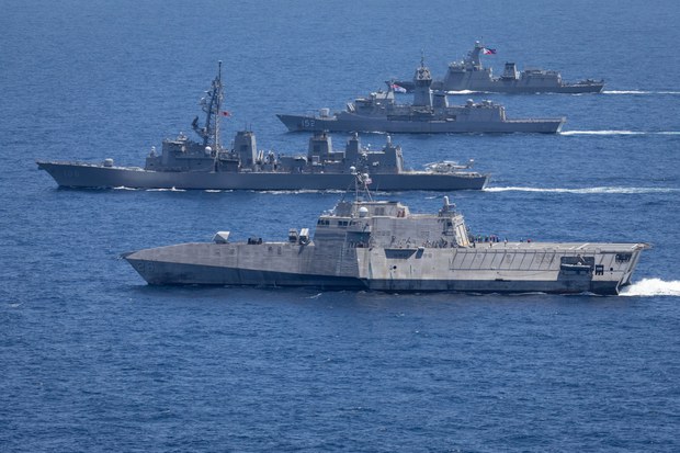 Philippines, US and allies stage show of force in South China Sea Philippines, US and allies stage show of force in South China Sea