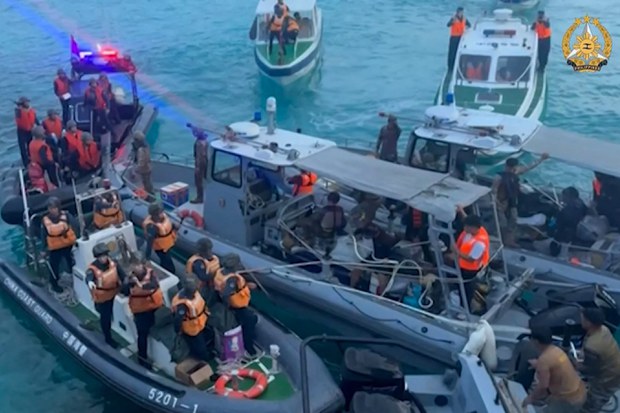 Philippines won’t publicize resupply mission schedule to disputed shoal Philippines won’t publicize resupply mission schedule to disputed shoal