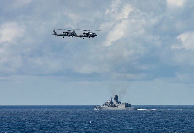 US Sails Through Taiwan Strait; China Conducts Drills on Hainan