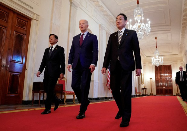 Through new trilateral defense partnership, Philippines eyes more US, Japanese investments Through new trilateral defense partnership, Philippines eyes more US, Japanese investments