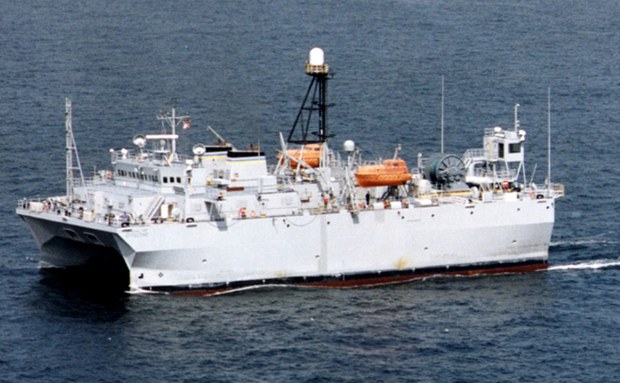 US Surveillance Ship Spotted in Region of Downed Fighter-Jet US Surveillance Ship Spotted in Region of Downed Fighter-Jet