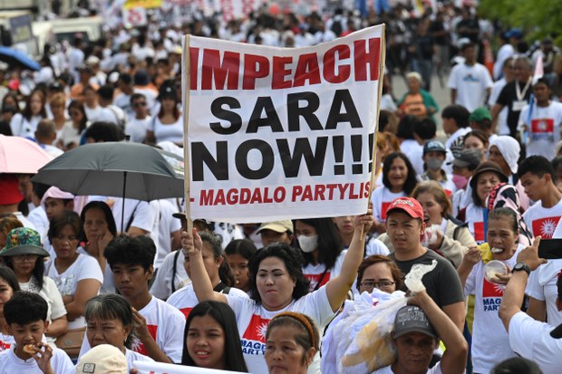 Thousands of Filipinos back calls for impeachment of Sara Duterte Thousands of Filipinos back calls for impeachment of Sara Duterte