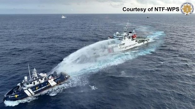 With acoustic blast, China ups aggression in disputed waters: Philippine Navy With acoustic blast, China ups aggression in disputed waters: Philippine Navy