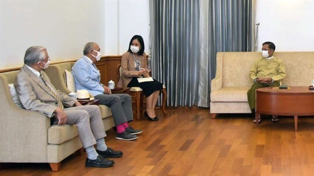 Asian Envoy Visits May Signal Pressure on Burmese Junta to Honor Pledge Asian Envoy Visits May Signal Pressure on Burmese Junta to Honor Pledge